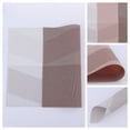 thumbnail image 2 of Unique Bargains Set of 6 Placemats for Dining Table Decor Wipeable Table Mat Light Pink, 2 of 7