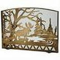 thumbnail image 2 of Meyda Tiffany 113070 47" W X 38" H Moose Creek Arched Fireplace Screen - Copper, 2 of 2