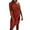 Red, variant on Lilgiuy Women Casual Solid One Shoulder Sleeveless Bandage Irregular Dress