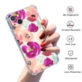 thumbnail image 2 of Pink Flower Case for iPhone 13 Mini,Aesthetic Colourful Floral Pattern Soft TPU Full Cover Case, 2 of 5