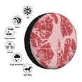 thumbnail image 4 of Naloa Red Meat PVC Leather Spare Tire Wheel Cover for Car Truck SUV Camper Trailer Universal Fit many size14 inch, 4 of 6