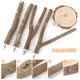 thumbnail image 4 of Soporte de Percha para pájaros YONGSHENG con Plataforma de madera 5 piezas para pájaros pequeños y medianos, 4 of 5