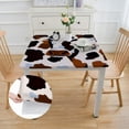 thumbnail image 2 of BANET Print Tablecloth Table Cover Rectangle Table Cloth for Home Dining Table Decor white, 2 of 8