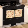 thumbnail image 3 of 2 Pcs Pioneer Flower Floral Print Pattern Kitchen Towels, Funny Microfiber Dish Towel Set, 18" X 26" Tea Towels, 3 of 6