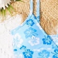 thumbnail image 4 of CAUYDY Children Girl Swimsuits 2 Piece Kids Girls Tankini Bathing Suit Set 8T 9T 10T Teen Girls Bikini Swimwear with Cover Ups Tween Girls Summer Beach Skirt (Sizes 12-13 Years,F02-Blue), 4 of 6