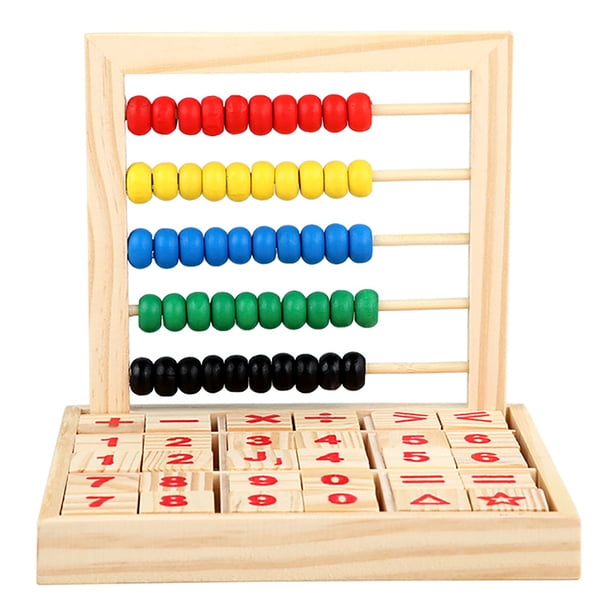Juguete educativo de matemáticas de madera, bloques de matemáticas de madera, juguete educativo para tablero de conteo de matemáticas, bloques de conteo de madera, diseño de clase mundial