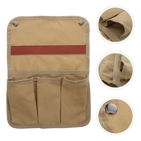 MEIBUTYUP Camping Armchair Bag Khaki Cotton Storage Pouch Portable Multi-Function Accessory