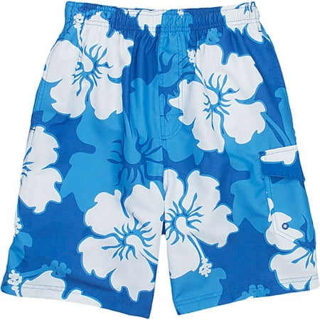 Sand 'n' Sun - Men's Surfer Style Swim Trunks