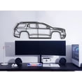 thumbnail image 4 of LaModaHome 2017 Acadia 2nd Gen Metal Silhouette Wall Art, 4 of 5
