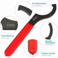 thumbnail image 5 of 4Pcs Coilover Spanner Wrench Set, Professional Sturdy Universal Adjustment Wr..., 5 of 5