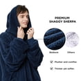 thumbnail image 2 of Manta portátil con capucha Bedsure Cozy Sherpa para mujeres y hombres, 2 of 6