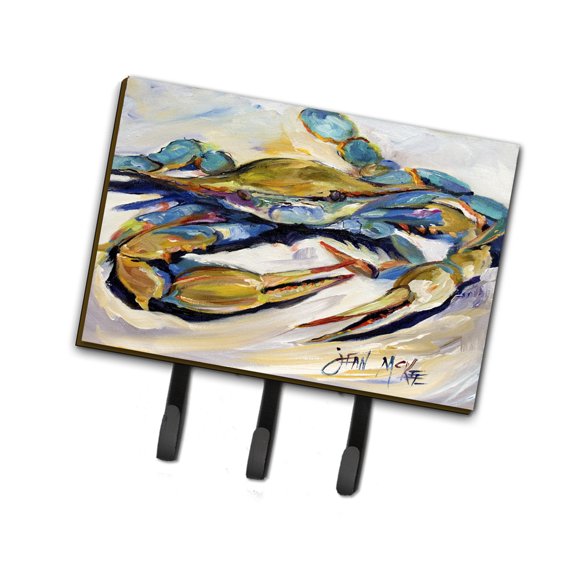Carolines Treasures JMK1092TH68 Blue Crab Leash or Key Holder Triple multicolor