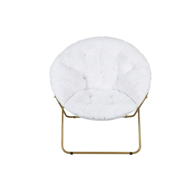 Mainstays oversized plush saucer chair sales