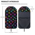 thumbnail image 6 of KUIFORTI Paw Print Car Seat Cover Protector Front Seats Only Waterproof Fashioin Towel Seat Cover Lightweight Car Seat Towel Car Accessories for Suv Vans, 6 of 7