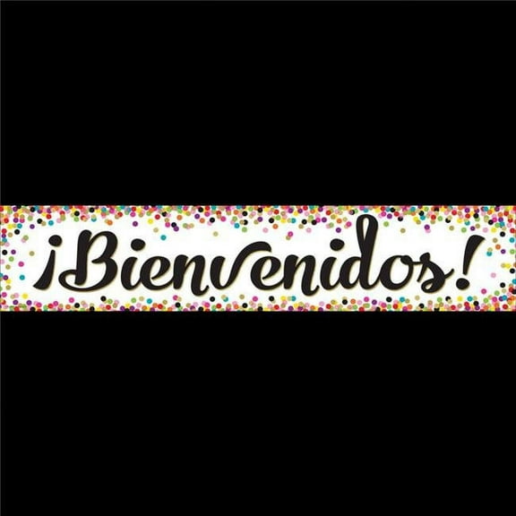 Confetti Bienvenidos Banner [TCR5324]