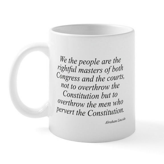 CafePress - Abraham Lincoln Quote 115 Mug - 11 oz Ceramic Mug - Novelty Coffee Tea Cup