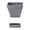 Gray, variant on Faux Ceramic Plastic Greens Container With Tray Vintage Embossed Bloom Holder For Indoor Outdoor Botanical Greens Decor