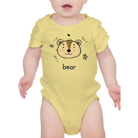 

Cute Bear Face Doodle Bodysuit Infant -Image by Shutterstock Newborn