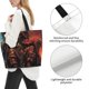 thumbnail image 3 of Disketp Dark Skull King Throne Bolsa Tote Estampada para Mujer, Bolso de Hombro y de Mano para Compras y Viajes, 3 of 8