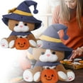 thumbnail image 2 of BotaniNest Cute Halloween Witch Cat With Removable Witch Hat And Pumpkin 55cm Soft Stuffed Animal For And Halloween, 2 of 7