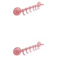 thumbnail image 2 of Kearding Colgador de pared 6 ganchos estante colgante ventosa toalla accesorios para el hogar, 2 of 6