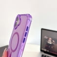 thumbnail image 3 of Allytechgroup Phone Case for Apple iPhone 16, Compatible with MagSafe Stylish iPhone 16 Case with Glitter Bling Design, Shockproof Dual Layer iPhone 16 Cover, Clearpurple, 3 of 8