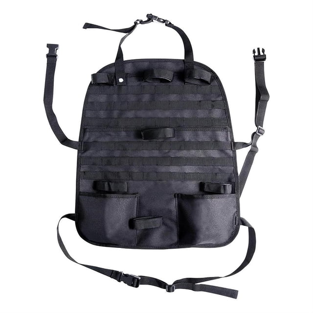 Organizador De Asiento De Automóvil Universal Bolsa De Almacenamiento De Asiento Trasero Grande Bolsa De Asiento Trasero De Nylon Bolsa De Accesorios De Automóvil Elegante Panel Protector De Respaldo Serendint VI003443-00