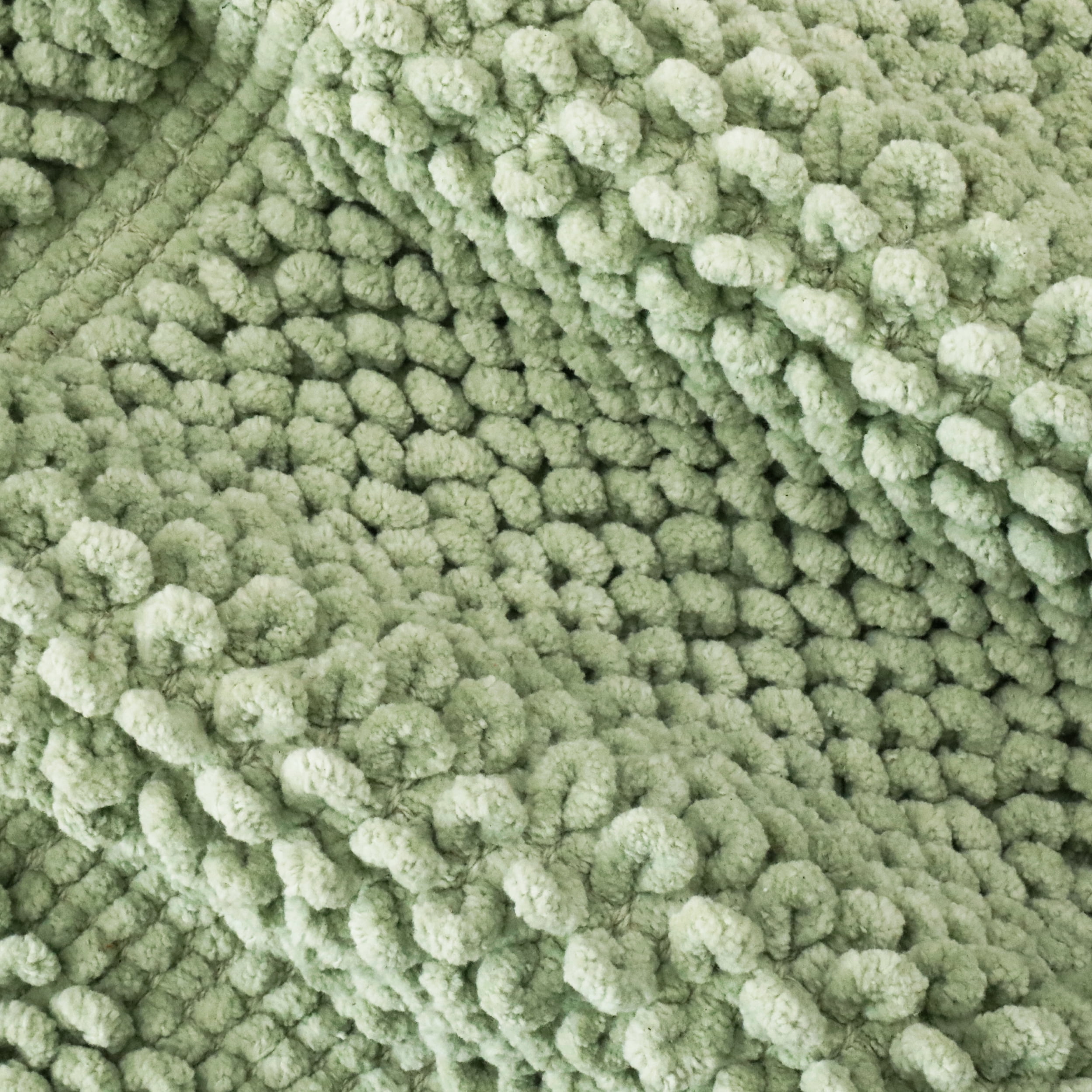 Jean Pierre New York Sophie Border 100% Cotton Bath Mat - Non-Slip Bath Rug - Sage Green - 20" x 32"