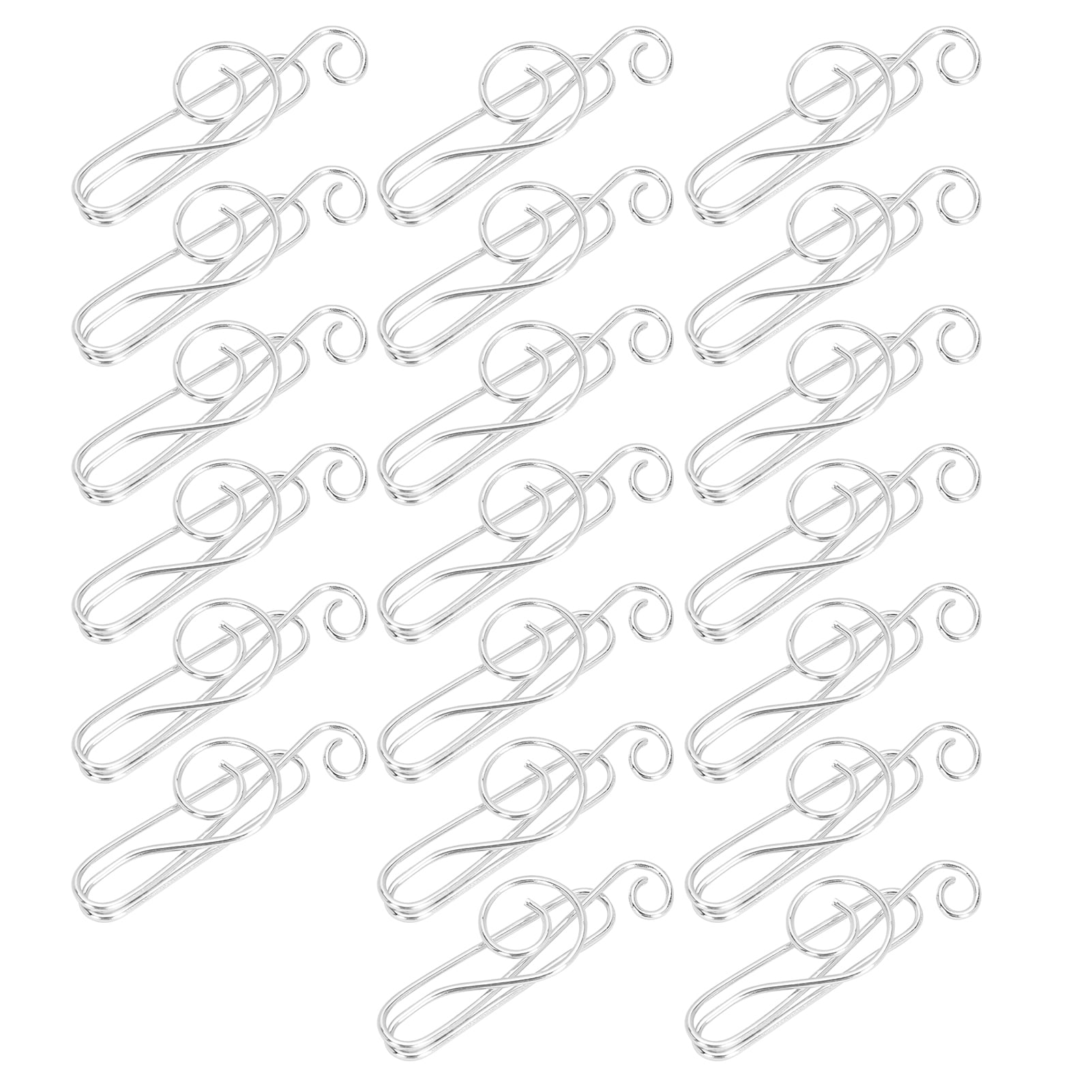 Details about   20Pcs Musical Note Paperclip Music Binder Shape Modeling Metal Craft Durable 