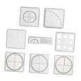 thumbnail image 5 of Aymzbd 8Pcs Geometric Ruler Mathematics Drawing Ruler Multifunction Measuring Templates, 5 of 9