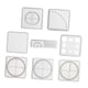 thumbnail image 5 of 8 plantillas de dibujo de regla geométrica multifuncional, regla de punto poligonal, herramienta de funciones matemáticas para encofrados de oficina,, 5 of 8