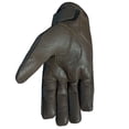 thumbnail image 2 of Men's Motorcycle Gloves Premium Leather Perforated Protective Armor Knuckle for Cruiser Street Powersports Moto Racing Riding Driving ATV Dirt Bike Gel Padded Biker Glove Brown XL, 2 of 6