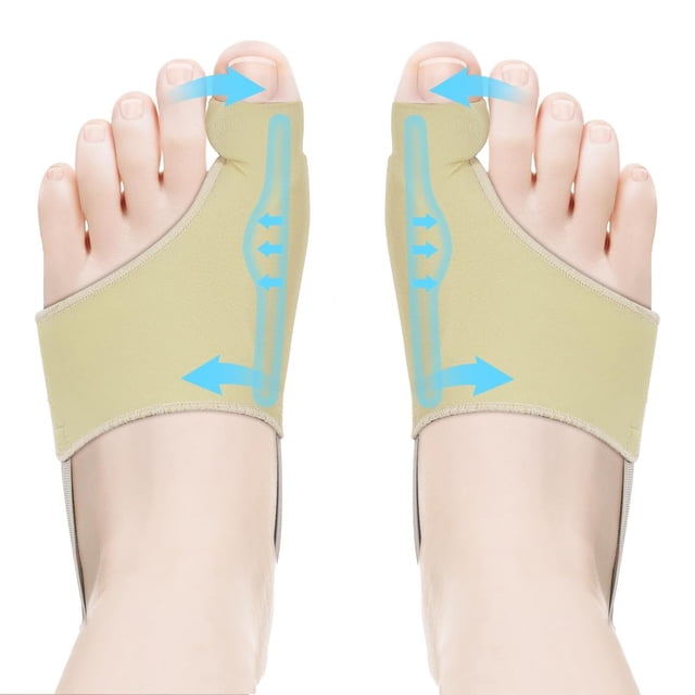 Corrector de dedos, separador de dedos, corrección del dedo gordo, calzado para hombres y mujeres, corrector de hallux valgus y calcetines.