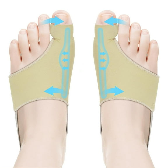 A Toe Corrector Toe Separator Big Toe Correction Shoe Wearing Men Women Hallux Valgus Corrector Comfort Fit Socks Style A