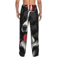 thumbnail image 3 of Goofa Independence Day Collie Pattern Printed Soft Pajama Pants for Men, Wide Leg Comfy Casual Lounge Yoga Pants-Medium, 3 of 9