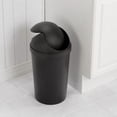 thumbnail image 3 of Sterilite 11.4 L Black SwingTop Wastebasket, 3 of 5
