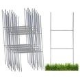 thumbnail image 2 of Sturdy Metal Wire Step Stake for Yard Signs 10 x 24 inch H Frame Wire Sign Spikes (25 Pack), 2 of 15