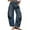 B-Blue, variant on Wyobmus Women's Mid Rise Jeans Casual Straight Leg Jeans Loose Trendy Star Printed Denim Pants With Pocket A-Blue