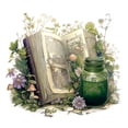 thumbnail image 2 of Adhesivos de pared Creative Book Vintage Wallpaper Botanic, 2 of 3