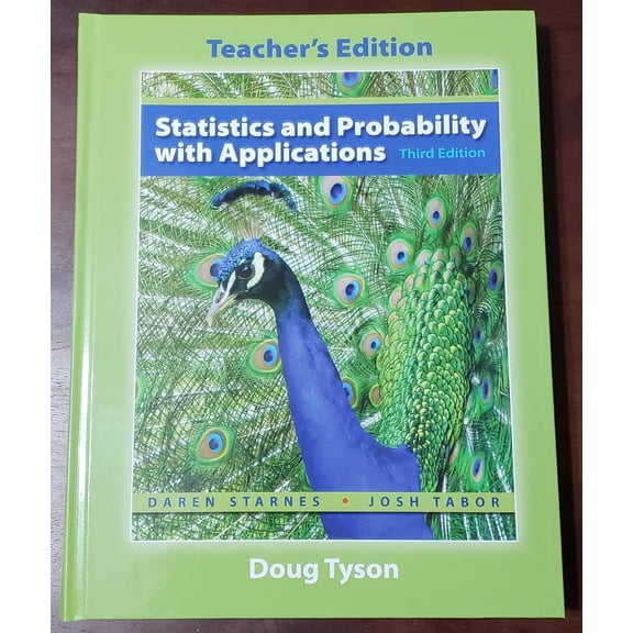 Pre-Owned Statistics and Probability with Applications - Teacher's Edition