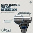 Jeremy's Razors 5-Blade Manual Razor, Precision Trimmer, Lubricating ...