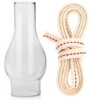 Kerosene Lamp Glass Cover, Oil Lamp Chimney Replacement, Shade for Outdoor Lantern, Kerosene Lantern Glass Protector