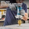 thumbnail image 1 of Uscallm 2Pcs Diamond Chamfering Bit For Angle Grinder, Brazed Diamond Edge Chamfering Tool, Multi-Functional Drill Bit For Tile, Marble, Granite, Stone, Ceramic, Porcelain, Concrete Edge Grinding And, 1 of 8