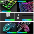 thumbnail image 4 of T87 RGB backlight wireless charging keyboard and mouse set 2.4G solution luminous gaming accessories keyboard and mouse combination,T87 无线套装 白色彩虹光, 4 of 39