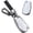 Long-keychain-white, variant on for Audi Key Fob Cover Case Metal Full Protection Key Shell Leather Key Case Fit For Audi A3 A1 A3 A6 Q2 Q3 Q7 TT TTS,1,1,Long-keychain-black