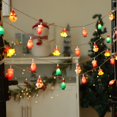 thumbnail image 5 of Guirnalda de luces LED navideñas, Papá Noel, muñeco de nieve, guirnalda de hadas, adorno de árbol de Navidad, decoración navideña para el hogar, regalo de Año Nuevo 2025（Christmas Tree 1.5M 10LED, 5 of 5
