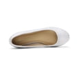 thumbnail image 2 of DREAM PAIRS Women's Rhinestone Ballet Flats Shoes Low Heels Round Toe Ballerina Dress Shoes WHITE Size 11, 2 of 5