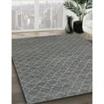 thumbnail image 2 of Ahgly Company Indoor Square Mid-Century Modern Gray Oriental Area Rugs, 4' Square, 2 of 6