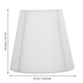 thumbnail image 3 of Shisuyan Diffuse Lighting White Fabric Lamp Shade 1Pcs 5.5x5.5x5.1in, 3 of 9