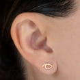 thumbnail image 2 of Aretes de oro 14k GIALLO Broquel GIALLO COLLECTION Ojos de oro amarillo, 2 of 5